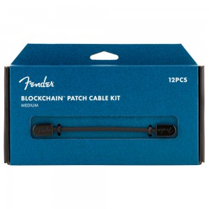 Fender® Blockchain Patch Cable Kit, Black, Medium